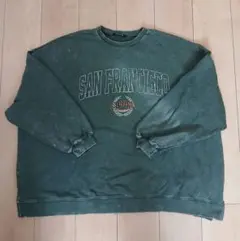 one way オーバーサイズトレーナー