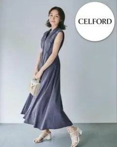 CELFORD サーキュラーエンブロイダリーワンピース