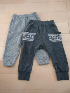 パンツ 長ズボン 2本 90