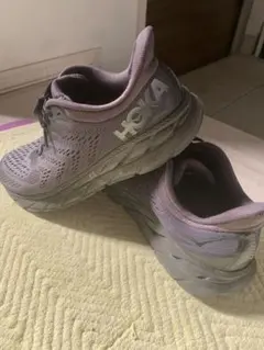 HOKA グレー ランニングシューズ