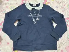 美品　メゾピアノ　ユニコーン　ラメトレーナー　130サイズ