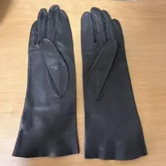 黒レザー ロンググローブ