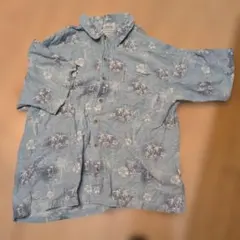 コロンビア Columbia Mサイズ　アロハシャツ　ブルーのサムネイル