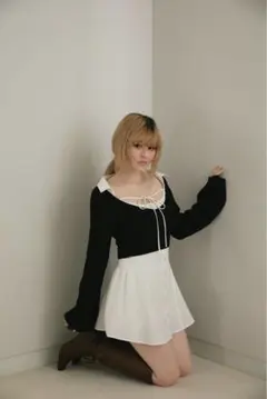 andmaryアンドマリーrio blouse set dress/black andmaryアンドマリーrio blouse set dress/black - メルカリ