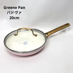 未使用 Greene Pan パドヴァフライパン 20cm ピンク ガラス蓋付きのサムネイル