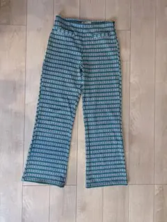 ZARA 総柄 フレアパンツ