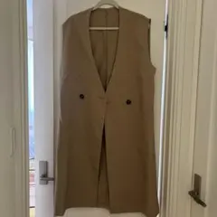 ジレ　ベスト　ロングジャケット　OLIVE des OLIVE