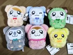 とっとこハム太郎 ぬいぐるみ みんなでパジャマパーティーなのだ 6種