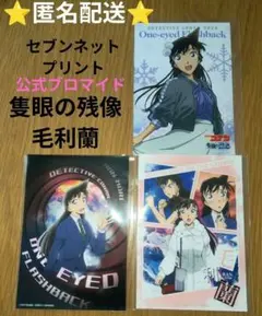 (今月末処分)名探偵コナン　隻眼の残像　毛利蘭　ネットプリント＆公式ブロマイド