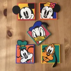 ディズニーキャラクターコースターセット