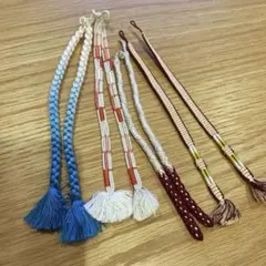 羽織紐セット　タッセル付き　大正ロマン　和洋折衷　昭和レトロ　道行　着物　留袖