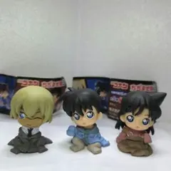 【最終値下げ中】名探偵コナン ガシャポン ちぢませ隊 3個セット