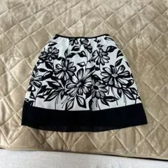 MS GRACY フラワープリント フレアスカート 38（55cm）