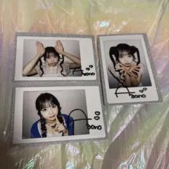 ✨CUTIE STREET きゅーすと 増田彩乃 サインチェキ 3枚セット