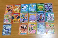 ポケモンカレー☆シール☆ステッカー☆おまけ☆丸美屋☆17枚