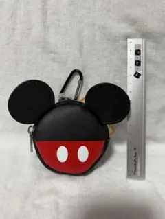 Disney ミッキーマウス コインケースカラビナ付き