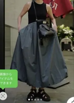 バルーンワンピース ロングワンピース