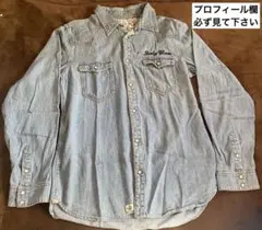 BodyGlove ボディグローブ デニムシャツ 長袖 XL ライトブルー