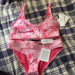 CK ピンク セパレート水着 カルバンクライン