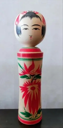 中古 こけし 人形 木製 日本 伝統 骨董 コレクション - メルカリ