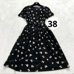 最終価格！M's カタログ ロゴ アクセサリー シフォン ワンピース 近年モデル