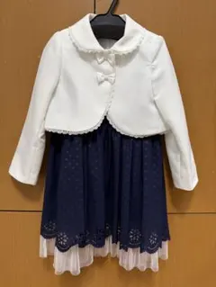 フォーマルワンピース 120 ボレロ付き 入学式 卒園式 結婚式