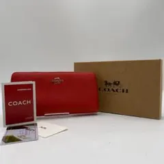 新品 COACH コーチ 長財布 キルテッド財布 iq - メルカリ
