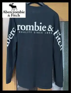 Abercrombie & Fitch メンズM （日本サイズＬ）　ロンT 黒