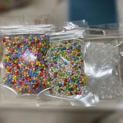 年末セール‼️ガラスビーズ 3パックまとめ売りセット280.6g