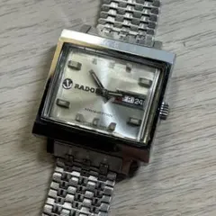 マ*サ様 RADO MANHATTAN／ラドー マンハッタン 黒文字盤　純正ブレ HA-7222| ラドー マンハッタン 機械式自動巻き RADO MANHATTAN