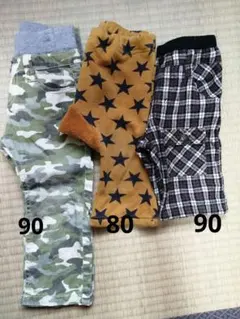 男の子用ズボン まとめ売り80サイズ 90サイズ