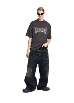 balenciaga track denim pants 22st - メルカリ