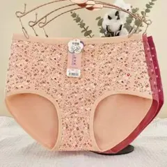Lサイズ4枚セットレディースショーツ綿下着高通気性と伸縮性下着