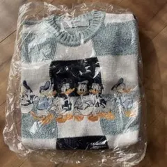 希少　GEORGYA　ディズニー　ニットセーター　ドナルドダック