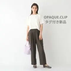 OPAQUE.CLIP スペシャルコットン クルーネックTシャツ　オペーク