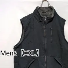 U56【US輸入】Lee(リー)　ベストジャケット【メンズXXL】ブラック