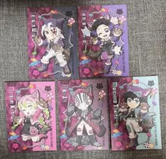 【5枚セット】鬼滅の刃 ufotablecafe ハロウィン ポストカード