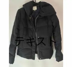 INDIVIインディビ　ショートダウンジャケット　ダウンコート　ネイビー