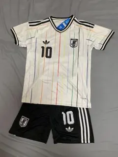 150サイズ日本代表 ユニフォーム 堂安律 10番 キッズ上下セット - メルカリ