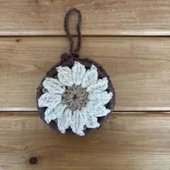 花モチーフ ペットボトルホルダー、バッグチャーム