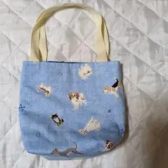 犬のイラスト付きエコバッグ