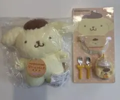 非売品 サンリオ ポムポムプリン カフェ マスコット ぬいぐるみ