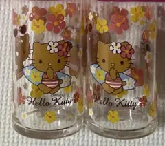 1番くじ　日焼けキティ　グラス　コップ