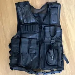 ⚠️値下げ中 SWAT タクティカルベスト コスプレ用 ブラックのサムネイル