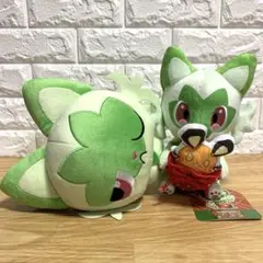 ポケモンセンター クリスマス ぬいぐるみ 2023初夢ぬいぐるみ ニャオハ