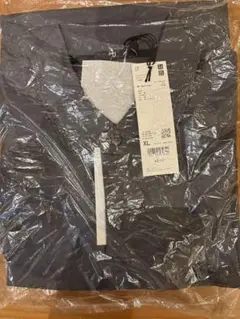 【新品未開封】ユニクロ +J リラックスフィットポロシャツ ダークグレー XL