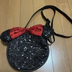 ミニーマウス　スパンコールポシェット