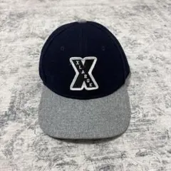 XLARGE ベースボールキャップ ネイビー グレー