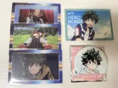 ヒロアカ 緑谷出久 カード 缶バッジ