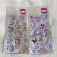 サンリオ　キャラクター　ぷくっとシール　ラテクマベビー　ヘイセイウサギ